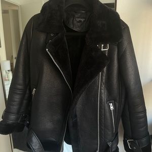 Top Shop Black Moto Biker Jacket